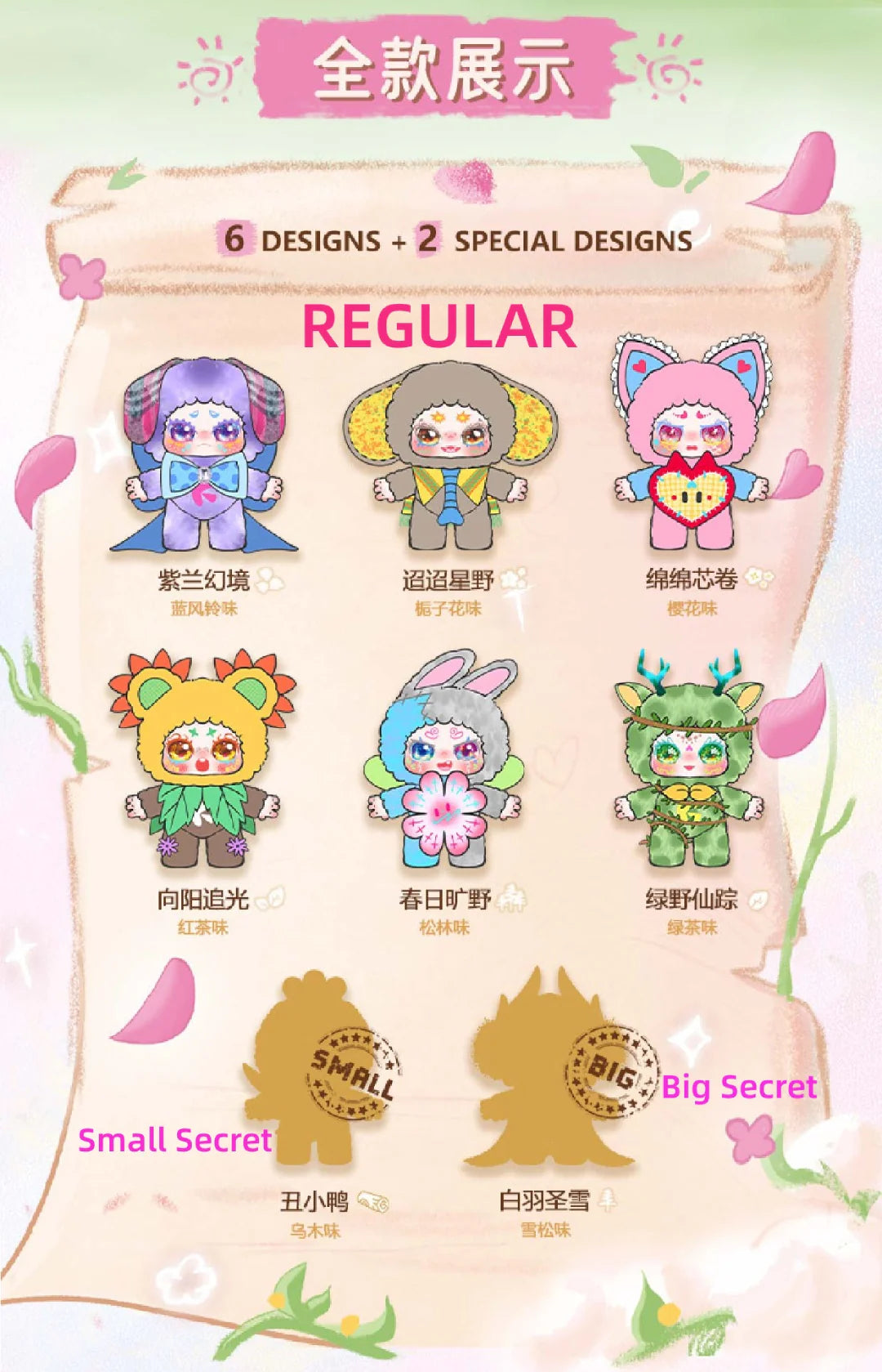 KIMMON 200% Spring New Growth Series Plush Blind Box