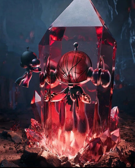 MEGA α SKULLPANDA 400% Red Crystal Figure (Collectors Item MEGA α SKULLPANDA 400% Red Crystal Figure (Collectors Item
