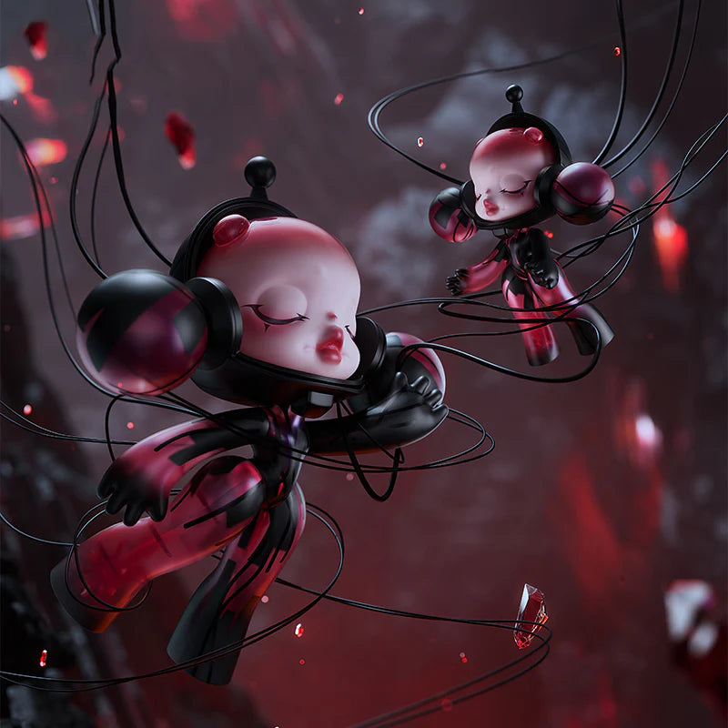 MEGA α SKULLPANDA 400% Red Crystal Figure (Collectors Item)