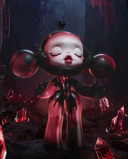 MEGA α SKULLPANDA 400% Red Crystal Figure (Collectors Item)