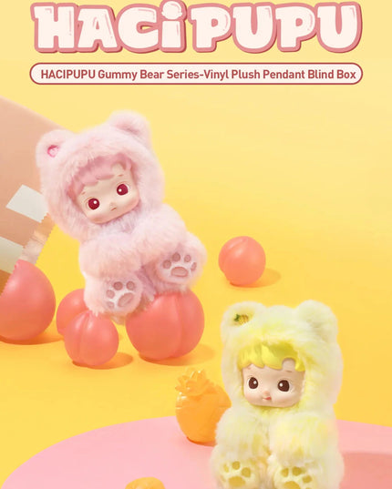 HACIPUPU - Gummy Bear Series-Vinyl Plush Pendant Blind Box