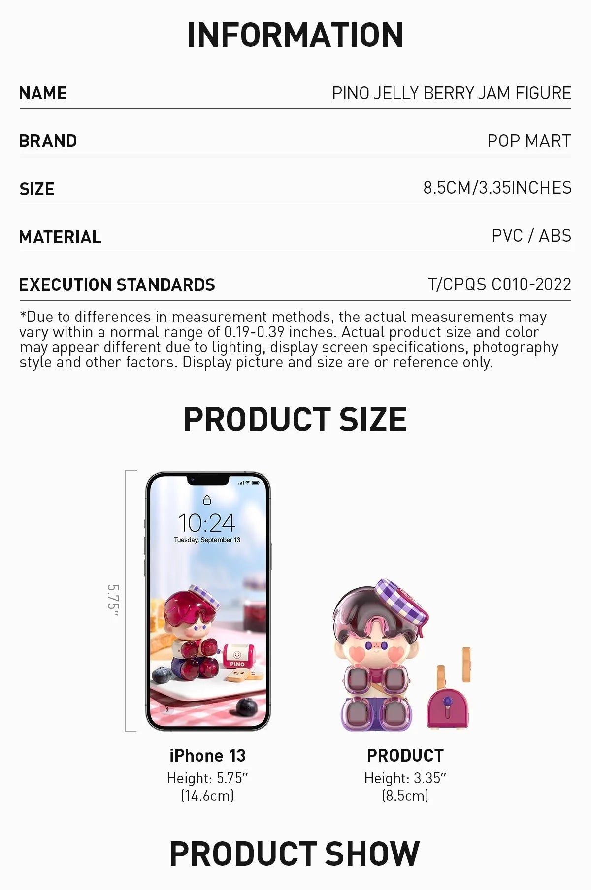 PINO JELLY Limited Figures
