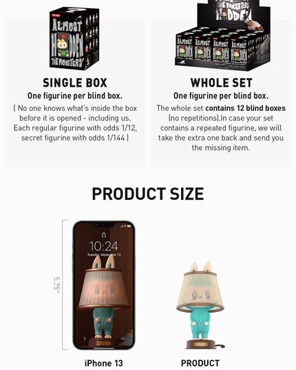 THE MONSTERS Almost Hidden Series Blind Box Figures
