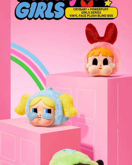 SALE - CRYBABY × Powerpuff Girls Series-Vinyl Face Plush Blind Box