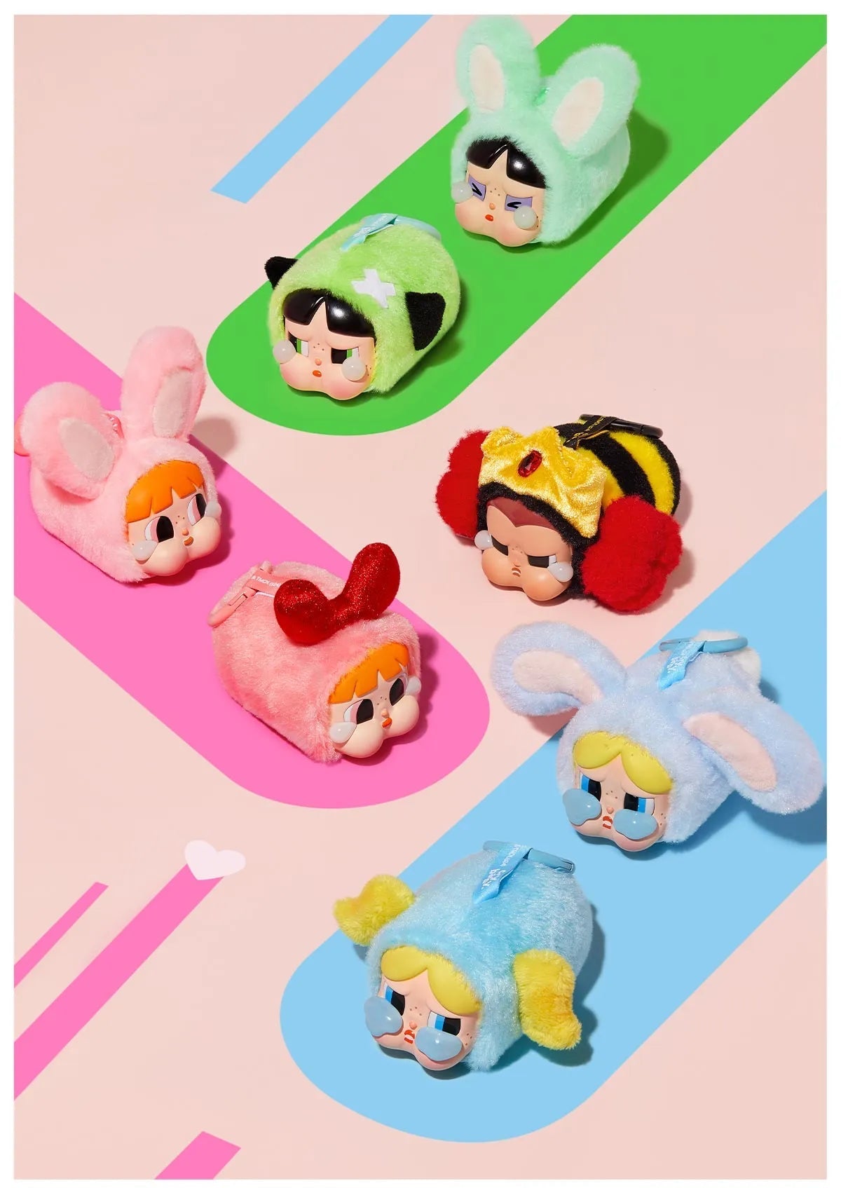 CRYBABY × Powerpuff Girls Series-Vinyl Face Plush Blind Box