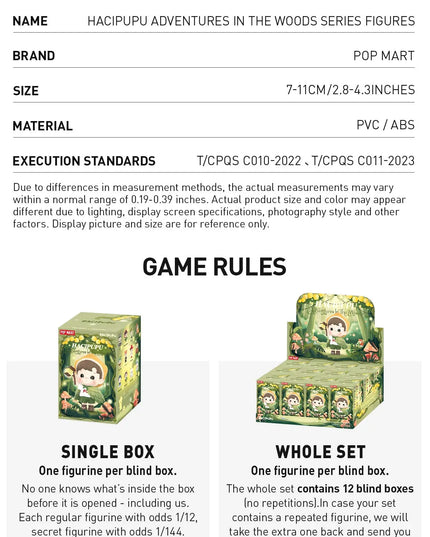 HACIPUPU Adventures In The Woods Series