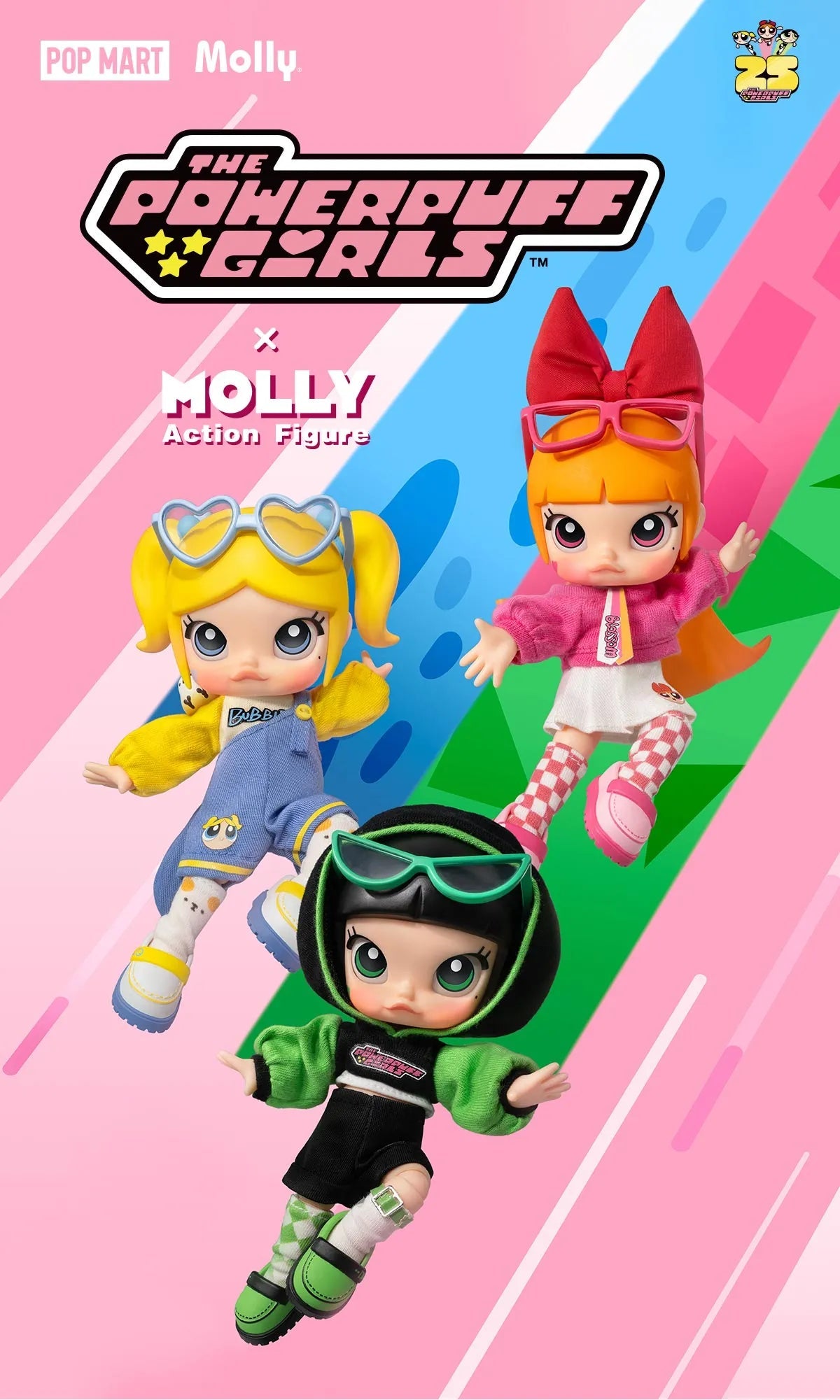 Molly powerpuff BJD 3ピース　アソートボックス MOLLY × パワーパフガールズPowerpuff girlsアソートボックス