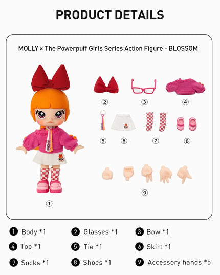 MOLLY x POWERPUFF GIRLS BJD Figures