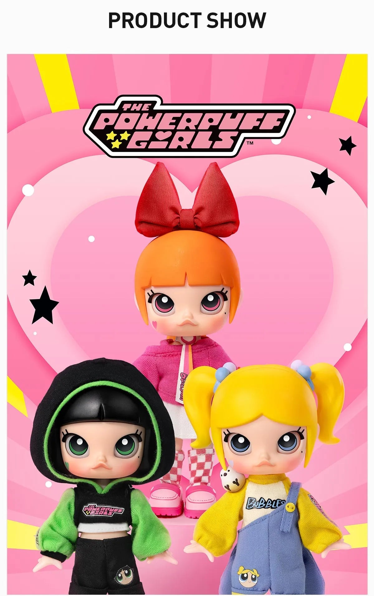 MOLLY x POWERPUFF GIRLS BJD Figures