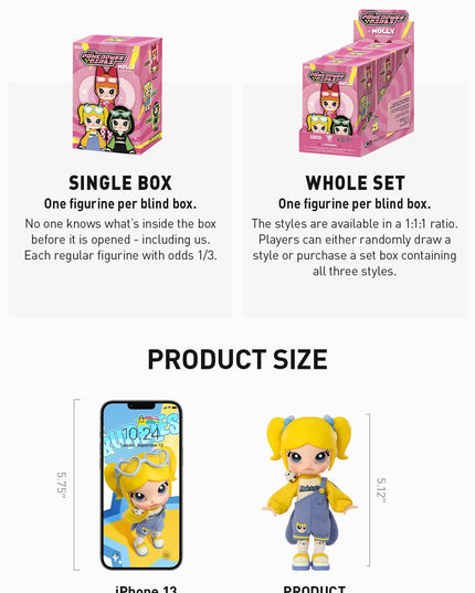 MOLLY x POWERPUFF GIRLS BJD Figures