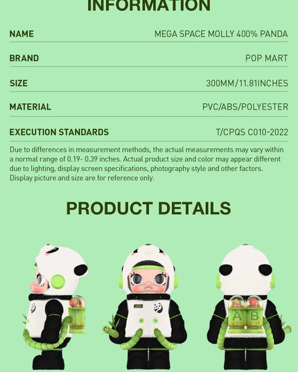 PANDA - MEGA SPACE MOLLY 400% Figure
