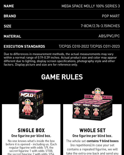 MEGA SPACE MOLLY 100% Series 3