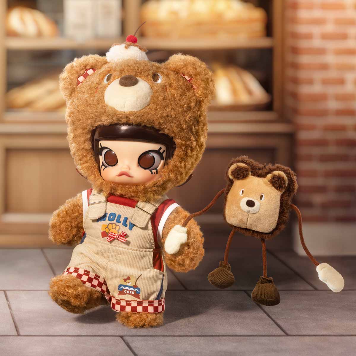 その他 POPMART MOLLY Bear Bread BJD MOLLY Bear Bread 1/8 Action Figure - POP MART (United States)