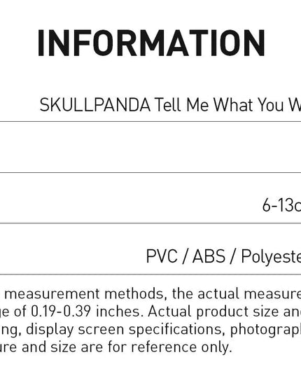 SKULLPANDA - Tell Me What You Want Series