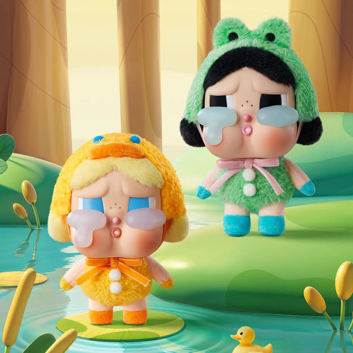 SALE - CRYBABY Crying Again Vinyl Face Plush Pendant