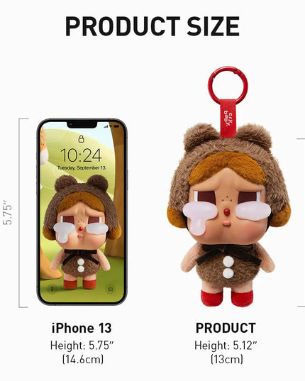 SALE - CRYBABY Crying Again Vinyl Face Plush Pendant