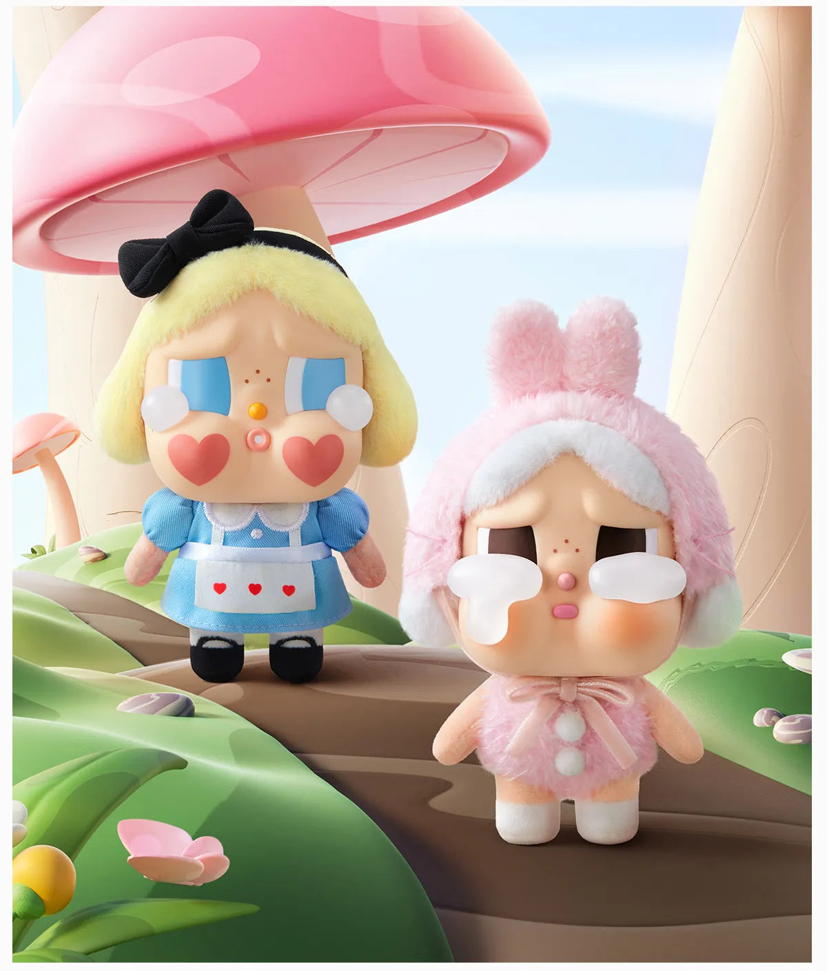 SALE - CRYBABY Crying Again Vinyl Face Plush Pendant