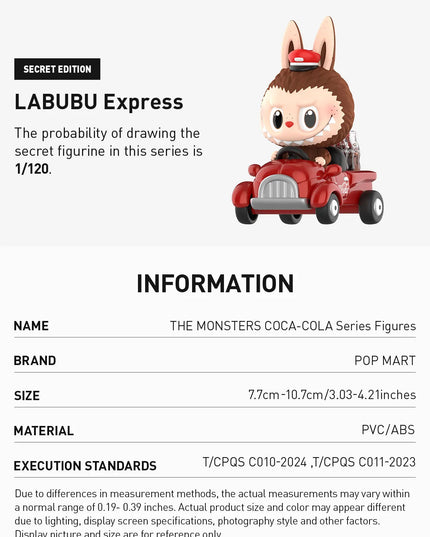 LABUBU COCA-COLA Blind Box Figurines Series