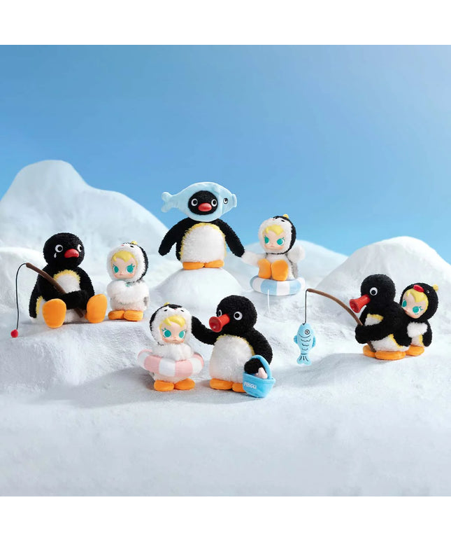 Baby Molly × Pingu Happy Fishing Series-Vinyl Plush Pendant