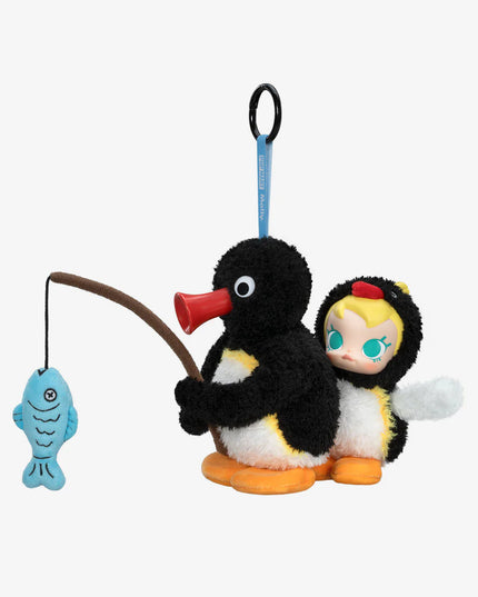Baby Molly × Pingu Happy Fishing Series-Vinyl Plush Pendant