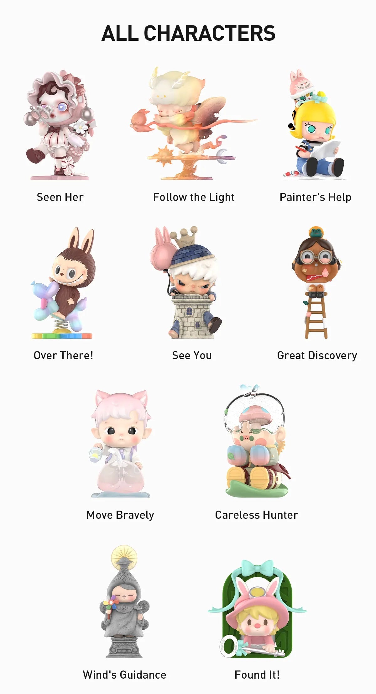 未開封　ラブブ　Finding MOKOKO Series Figures Finding MOKOKO Series Figures – Panda Pop SA