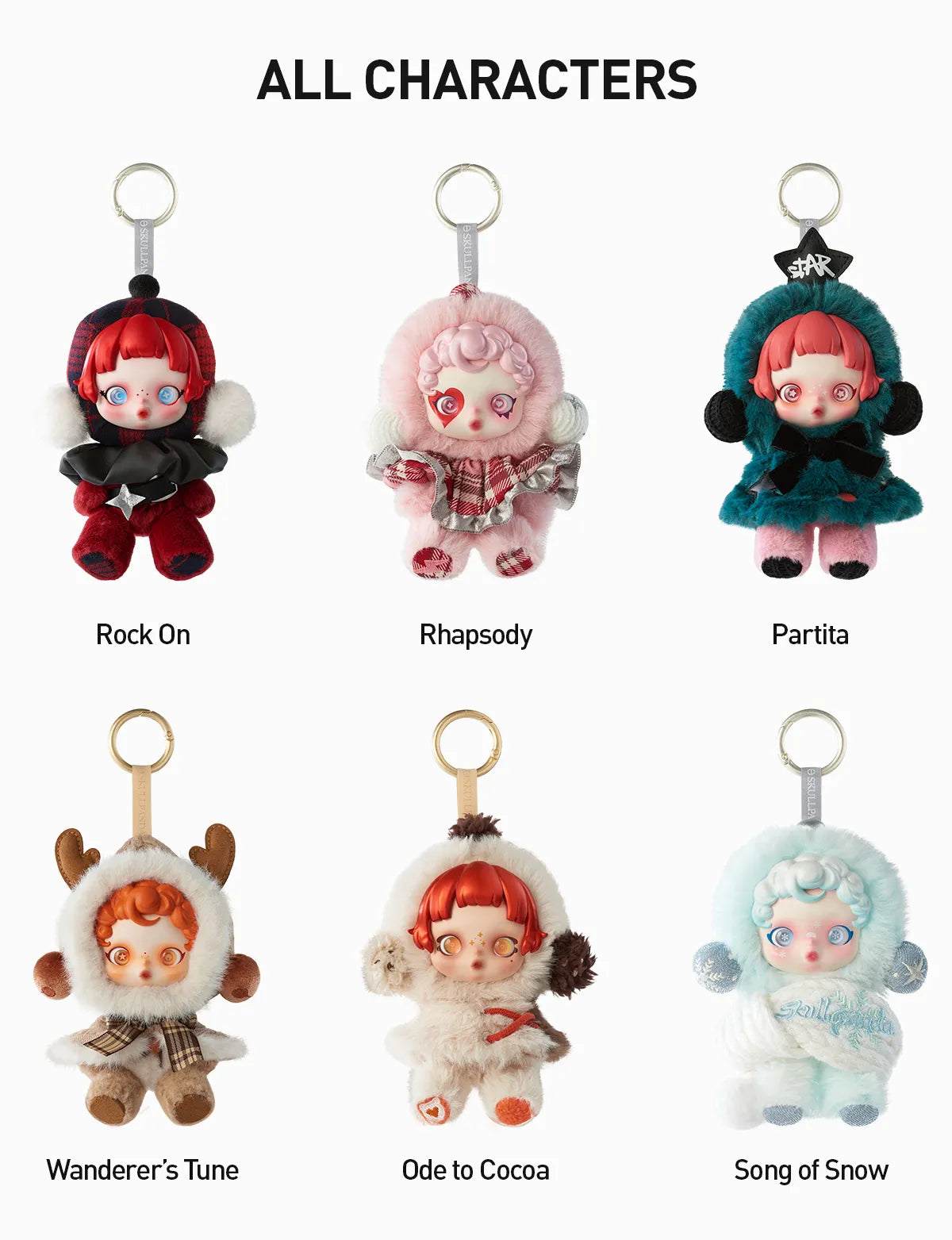 Skullpanda Symphony of Wishes（シークレット） SKULLPANDA Winter Symphony Series Plush – Panda Pop SA