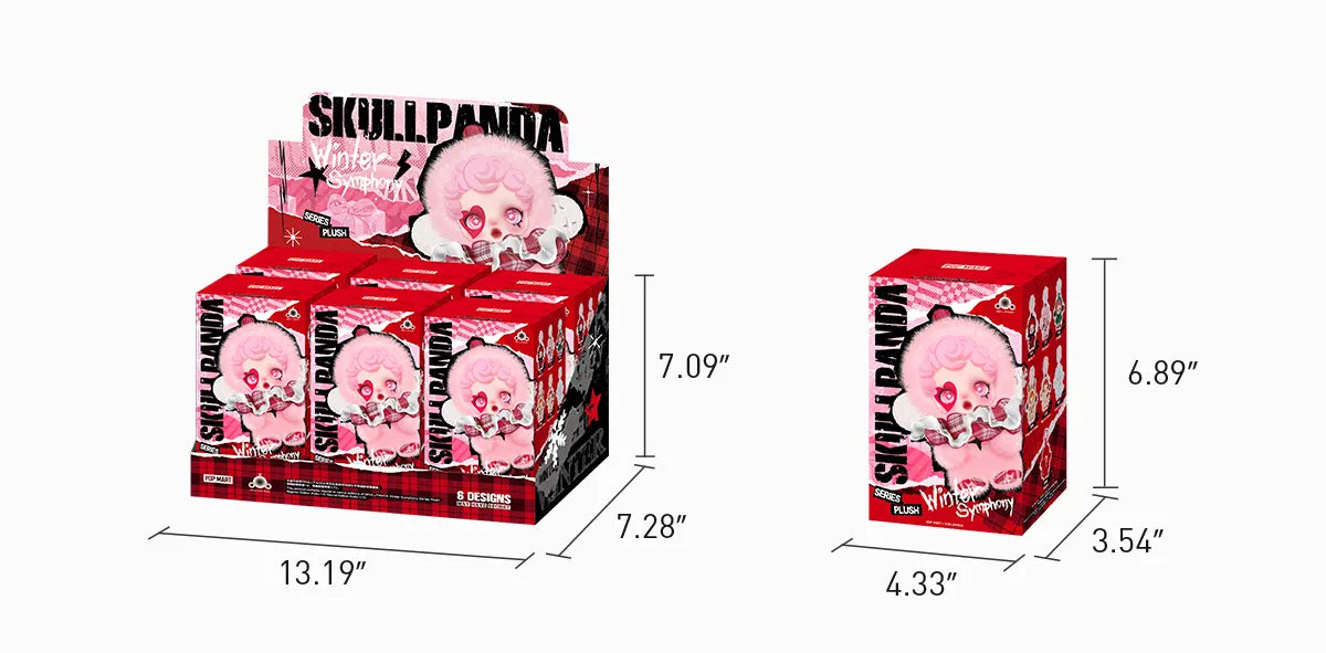 SKULLPANDA Winter Symphony Series Plush