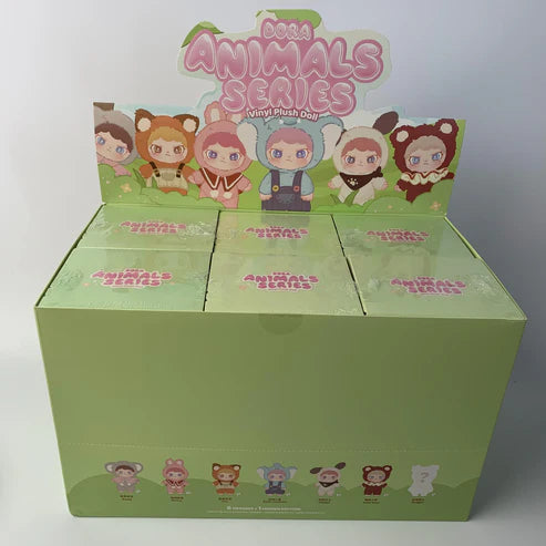 DORA Fuzzy Animal Institute Vinyl Pendant Plush