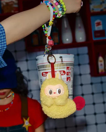 Labubu - Tempura  Earphone Case Hanging Card Plush Pendant