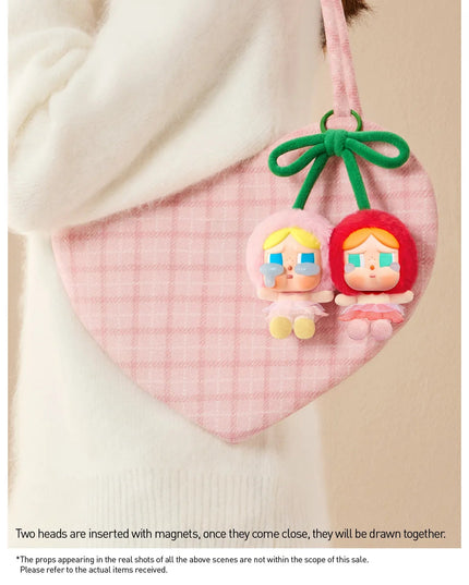 CRYBABY Crying For Love Series-Vinyl Plush Hanging Card (Love You Cherry Much)