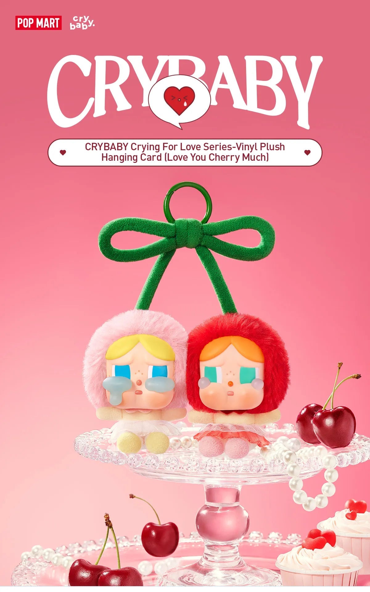 CRYBABY Crying For Love Series-Vinyl Plush Hanging Card
