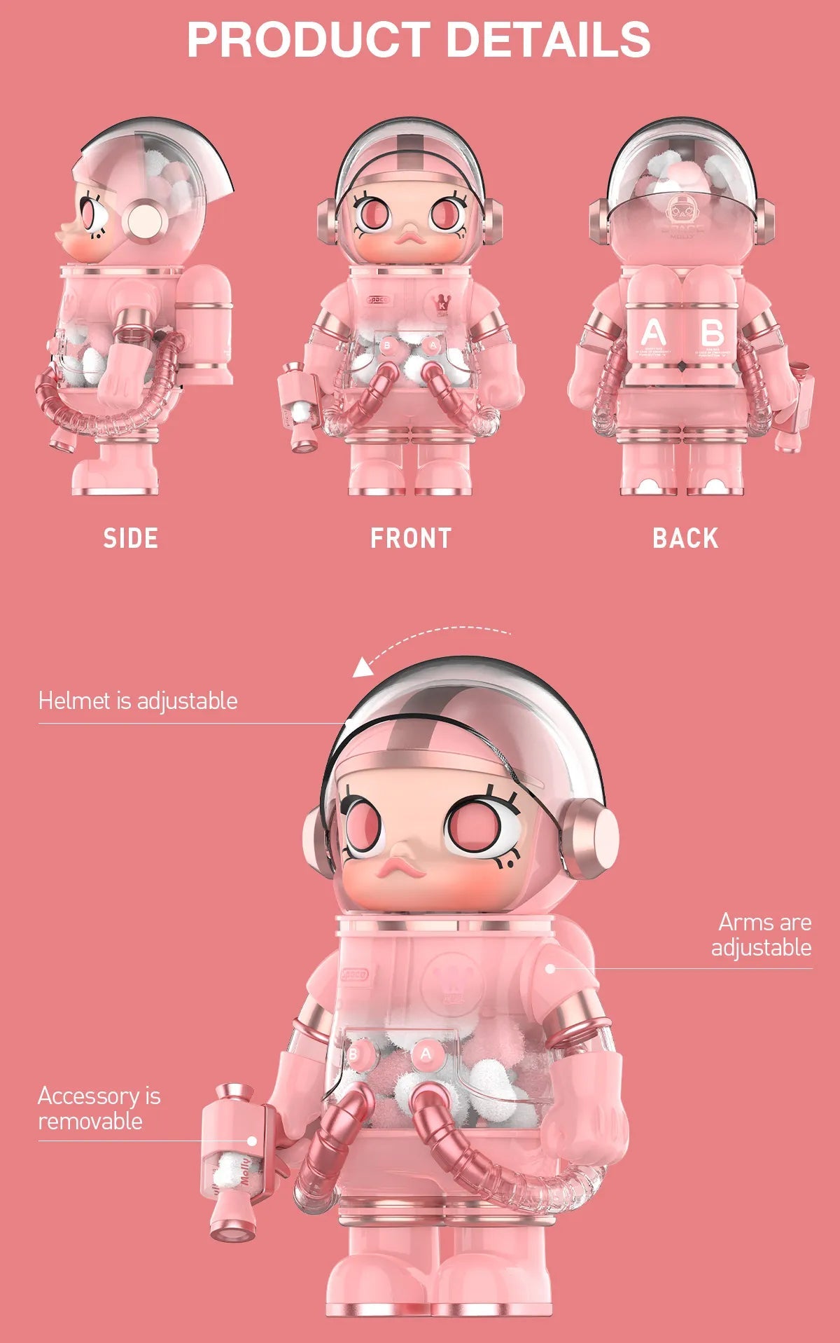 その他 MEGA SPACE MOLLY 400% SMITTEN LOVE MEGA SPACE MOLLY 400% SMITTEN LOVE - POP MART (United States)
