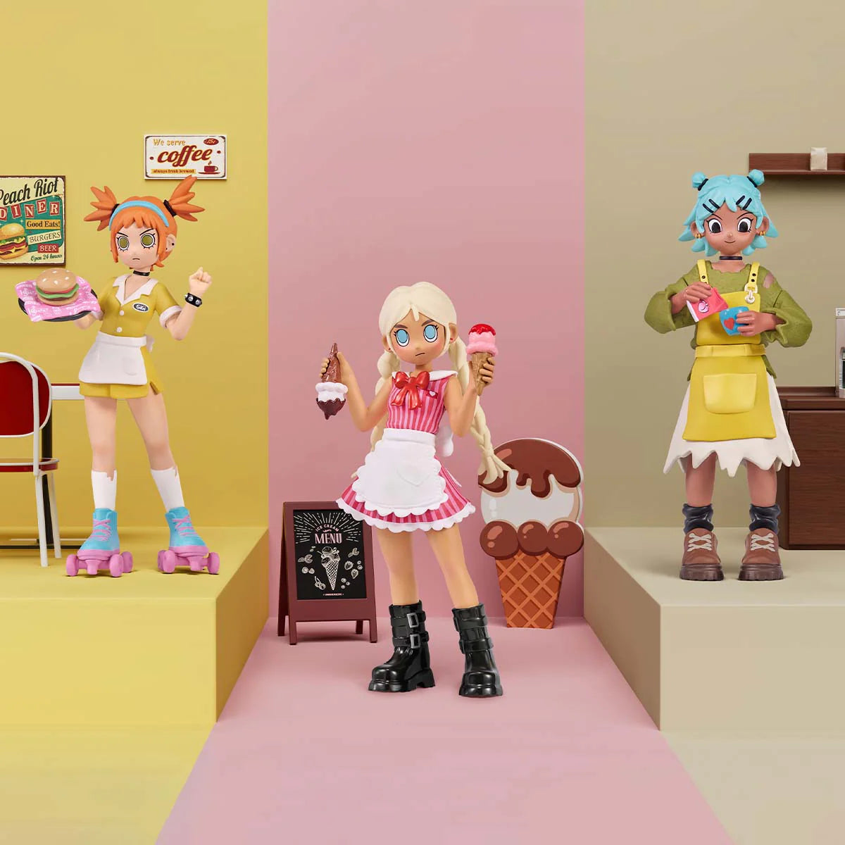 Peach Riot - Rush Hour Series Figures