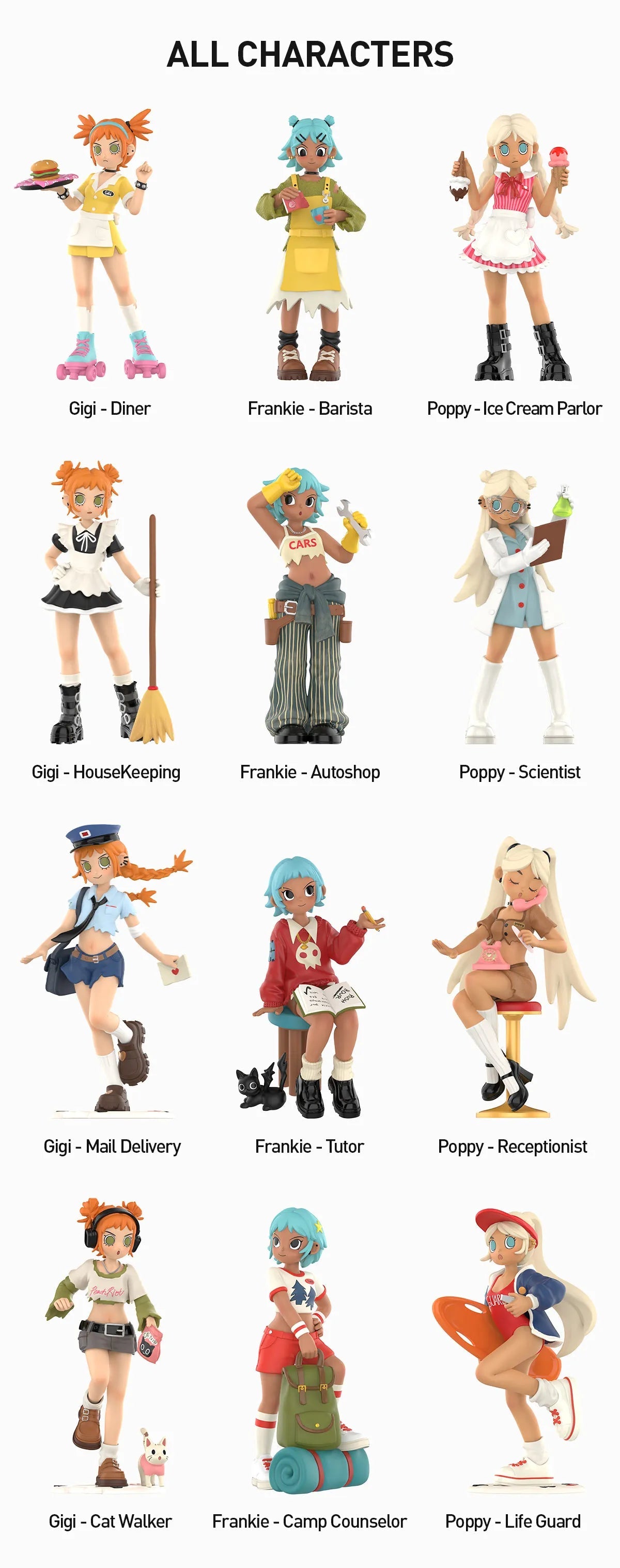 Peach Riot - Rush Hour Series Figures