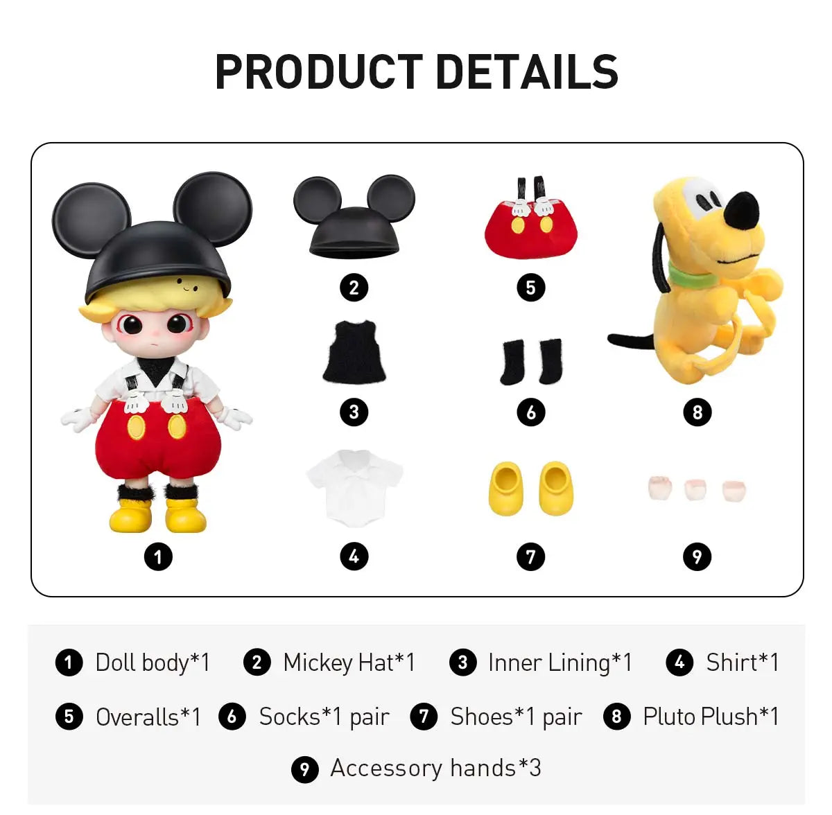 Pre-Order] Dimoo x Disney BJD Doll – Panda Pop SA