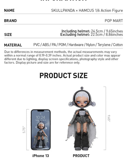 [Pre-Order] SKULLPANDA × HAMCUS 1/6 Action Figure