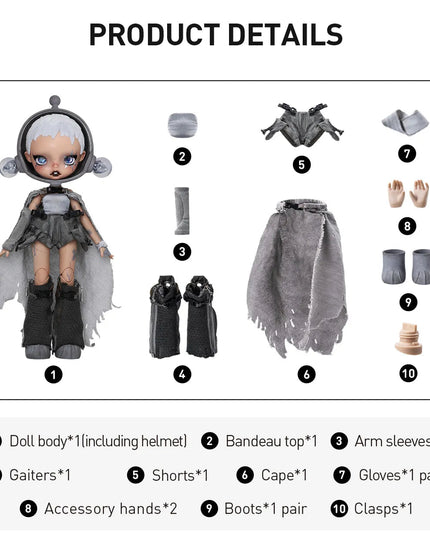 [Pre-Order] SKULLPANDA × HAMCUS 1/6 Action Figure