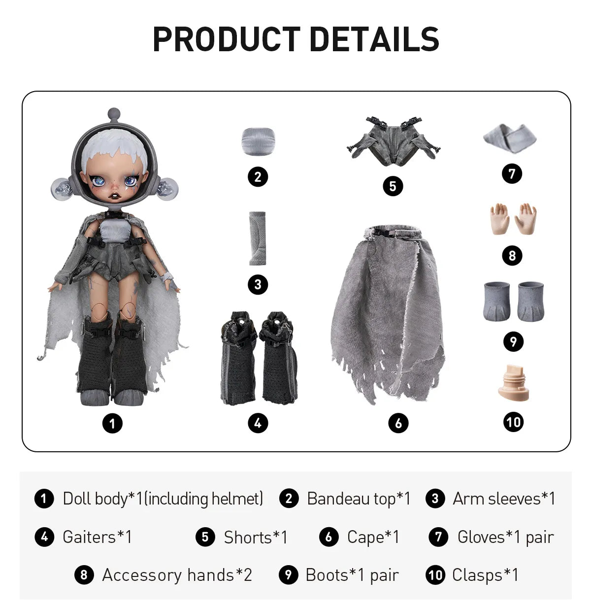 [Pre-Order] SKULLPANDA × HAMCUS 1/6 Action Figure
