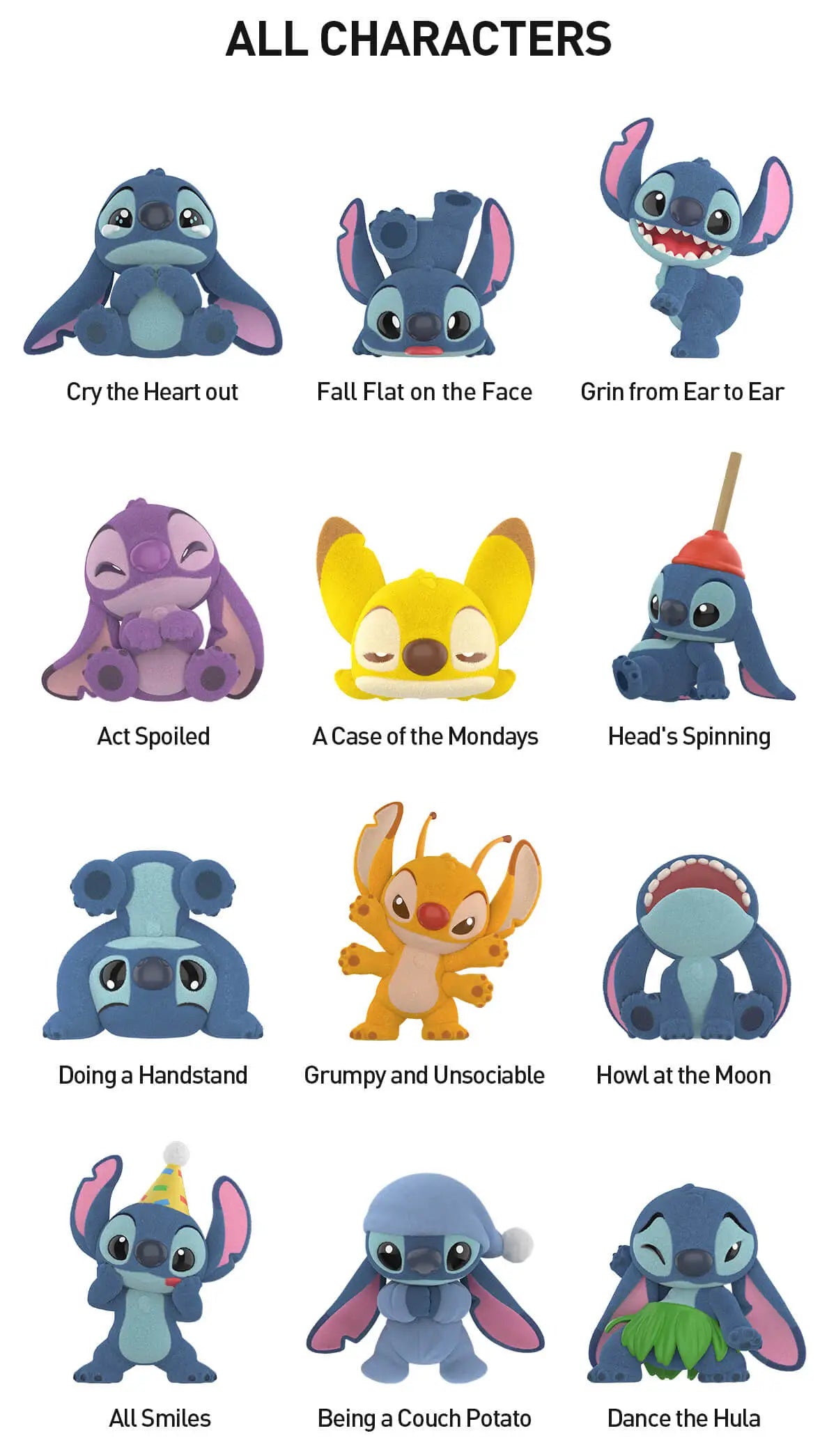 SALE - STITCH Little Emotions Series Blind Box Figures