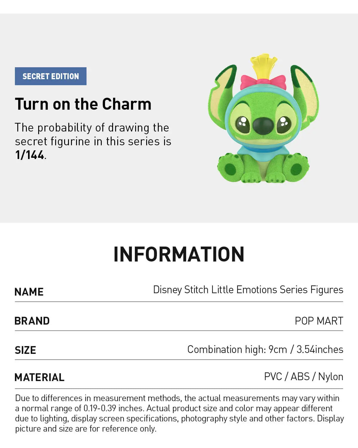 SALE - STITCH Little Emotions Series Blind Box Figures