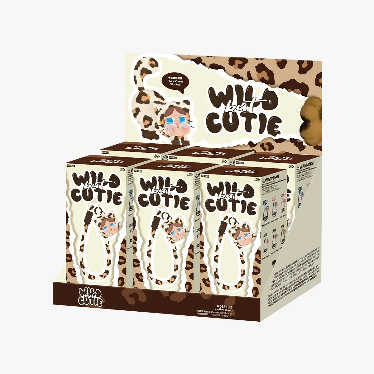 CRYBABY Wild but Cutie Series-Phone Charm Blind Box – Panda