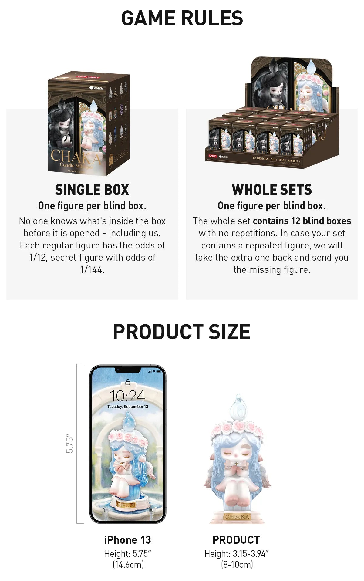 CHAKA Candle Whisper Series Blind Box Figures