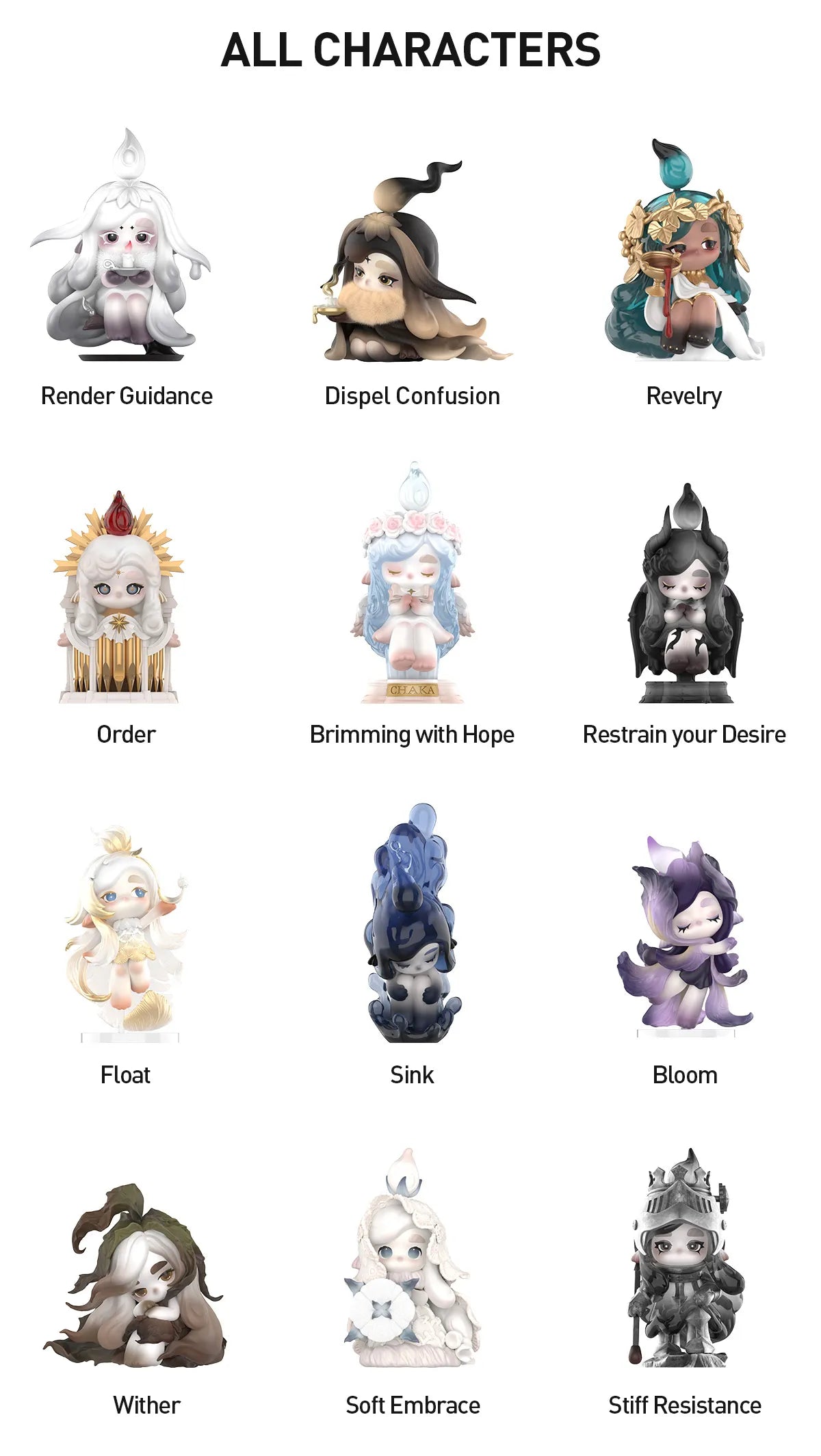 CHAKA Candle Whisper Series Blind Box Figures