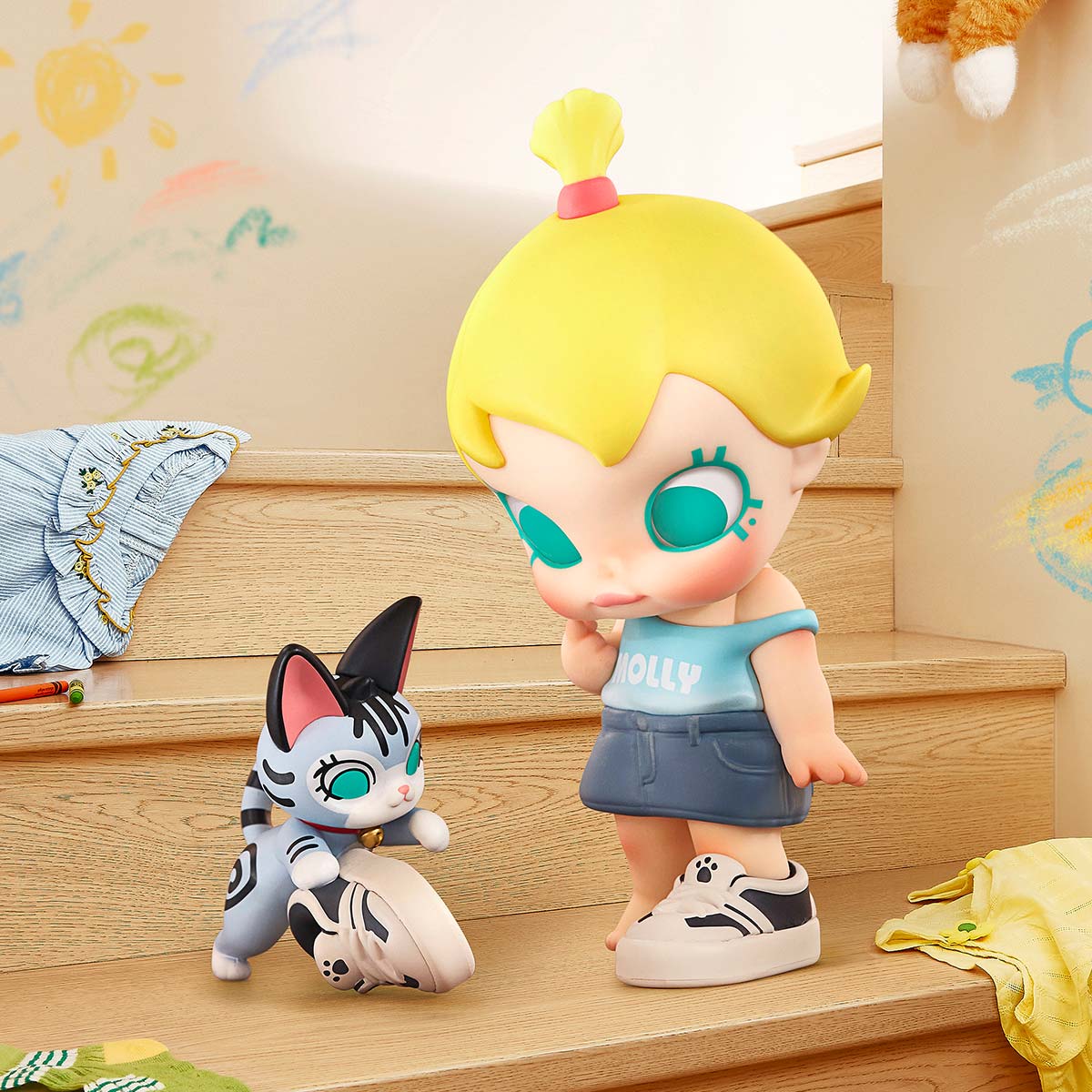 Baby Molly & Baby Tabby Series Blind Box Figures