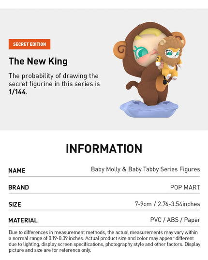 Baby Molly & Baby Tabby Series Blind Box Figures