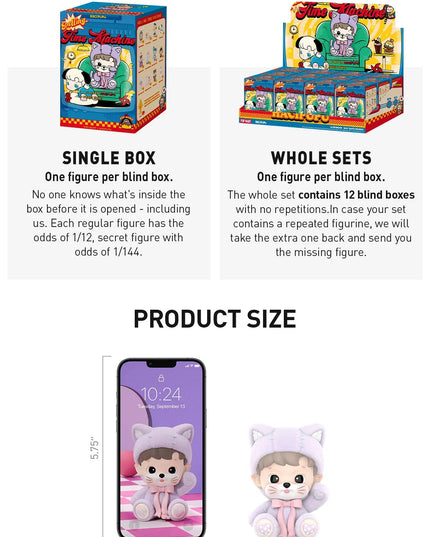 HACIPUPU Rolling Time Machine Series Blind Box Figures