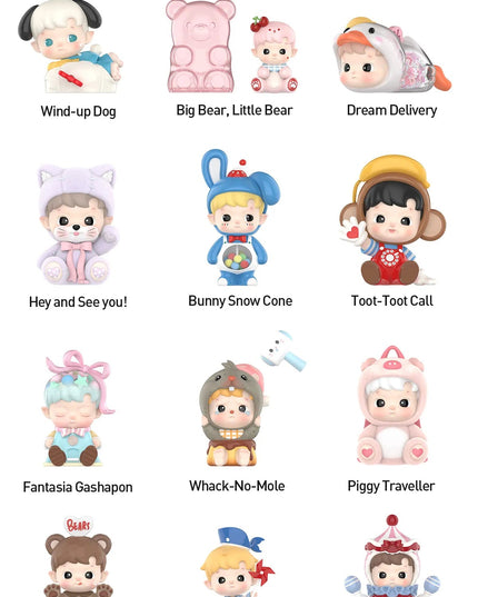 HACIPUPU Rolling Time Machine Series Blind Box Figures