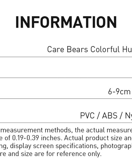 Care Bears Colorful Hugs Series Blind Box Figures