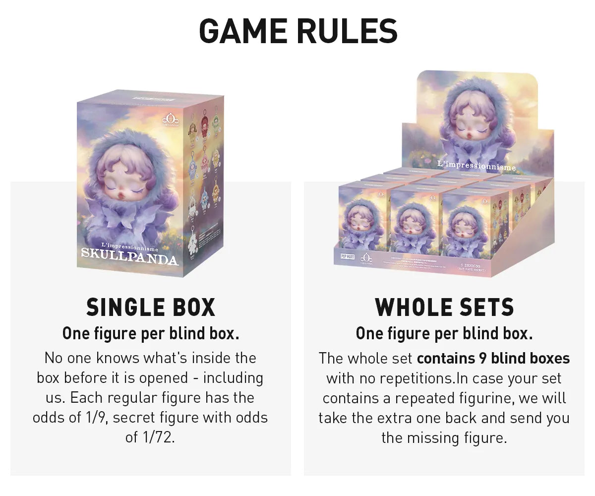 SKULLPANDA L'impressionnisme 9種セット 完全未開封】SKULLPANDA L