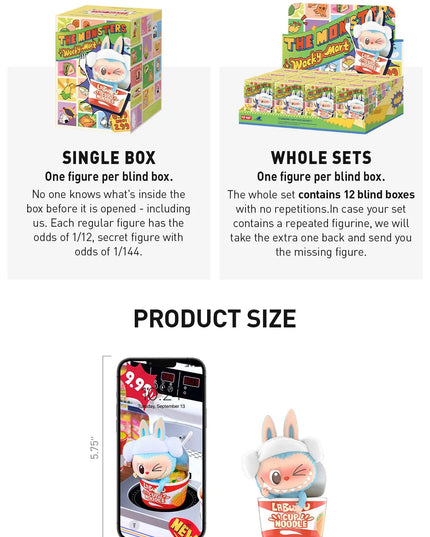 THE MONSTERS - Wacky Mart Series Blind Box Figures